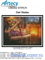 Artecy Cross Stitch - Owl Visitor