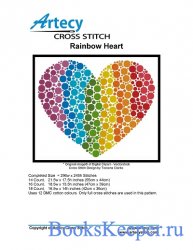 Artecy Cross Stitch - Rainbow Heart